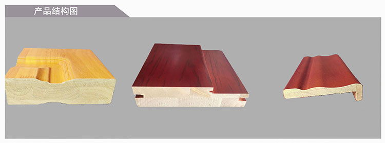 实木房间门卧室门泰国橡木烤漆门浮雕工艺中式木门欧式扣线现代风(图3)