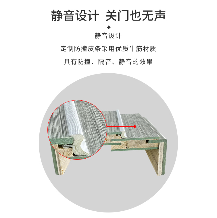 卧室门室内碳晶门免漆木门套装门定制2025新款家用室内门房间门(图8)