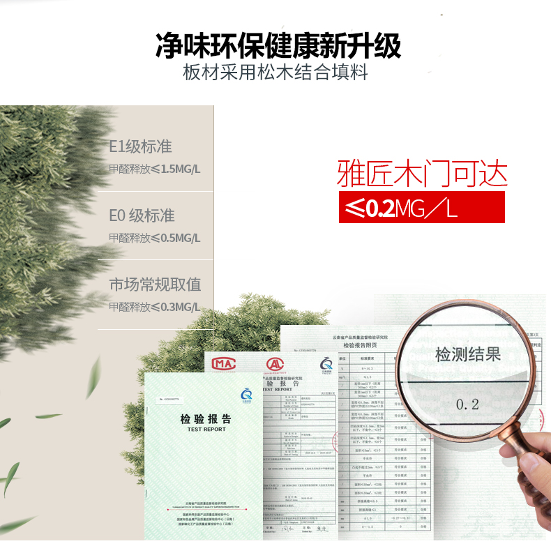 众木雅匠木门室内门卧室门实木复合房门碳晶门套装门灰色门全家用(图6)