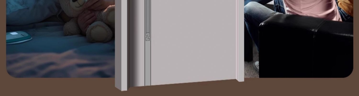 碳晶实木门极简房间门木门室内门套装门家用定制静音卧室门免漆门(图16)