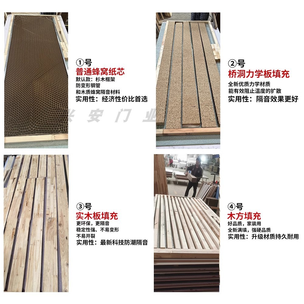 碳晶实木门极简房间门木门室内门套装门家用定制静音卧室门免漆门(图28)