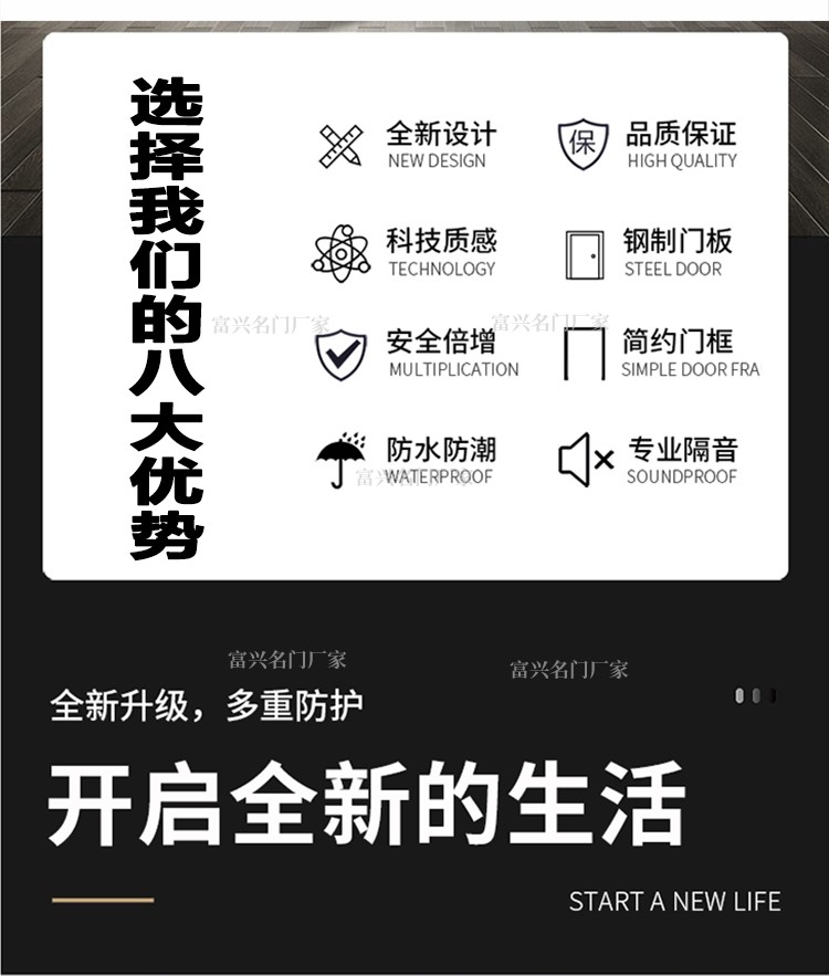 专业隔音门定制录音棚卧室门进户门KTV门防火钢制静音琴房机房门(图6)