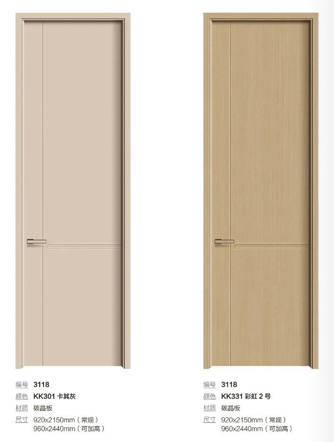 环保轻奢家用隔音门实木卧室门房间静音门碳晶木门室内门工厂直销(图34)