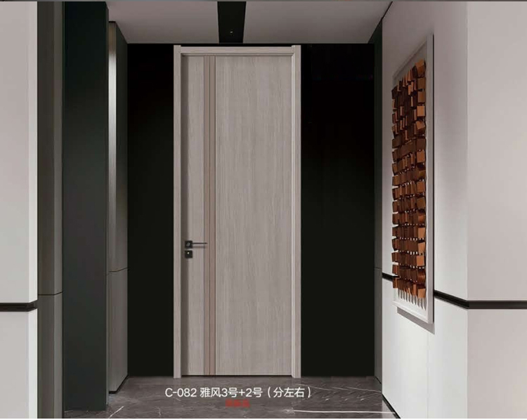 卧室门室内碳晶门免漆木门套门定制木门厂家直销新款室内门房间门(图15)