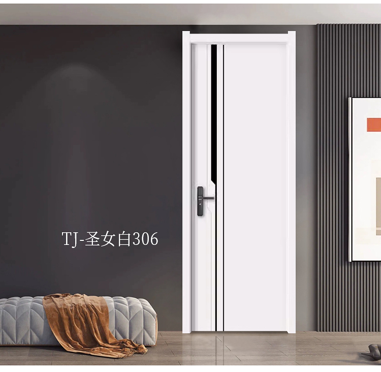 实木复合门卧室门免漆门室内套装门书房间门定制室内碳晶木门现货(图13)