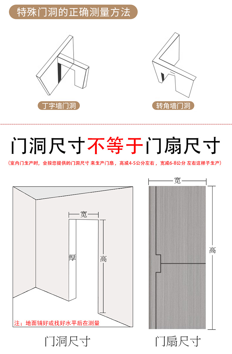 实木复合门卧室门免漆门室内套装门书房间门定制室内碳晶木门现货(图23)