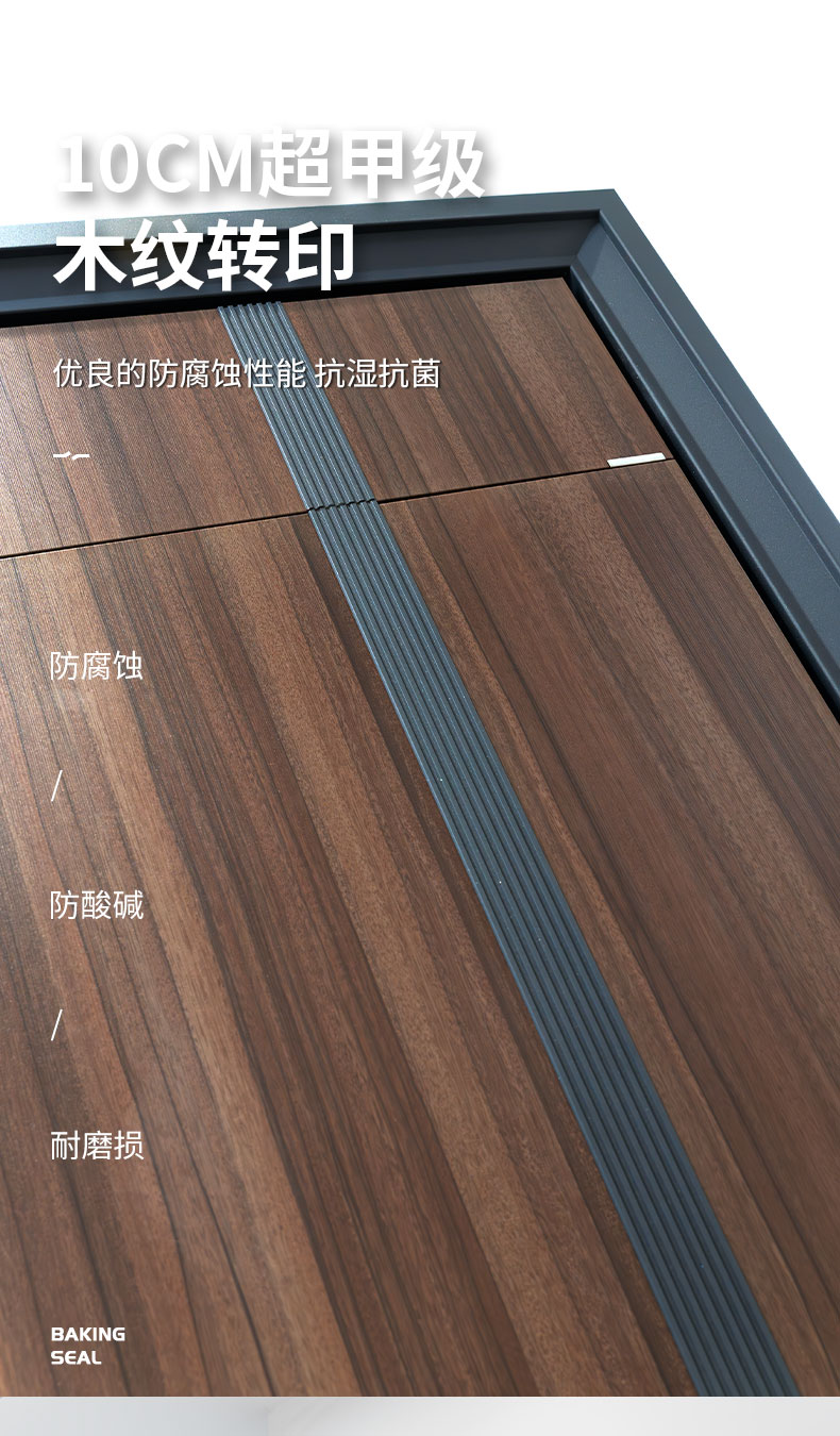 防盗门超甲级加厚板材加高门头安全智能门入户门单门木门转印包邮(图4)