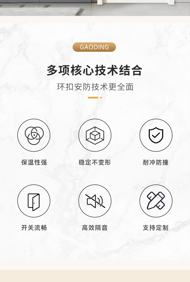 白色现货免漆生态木门卧室门室内门房间门实木复合现代风(图2)