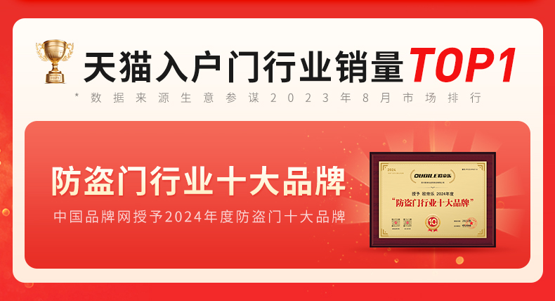 防盗门甲级家用内外双色带指纹锁一体智能密码子母门入户门锌合金(图4)
