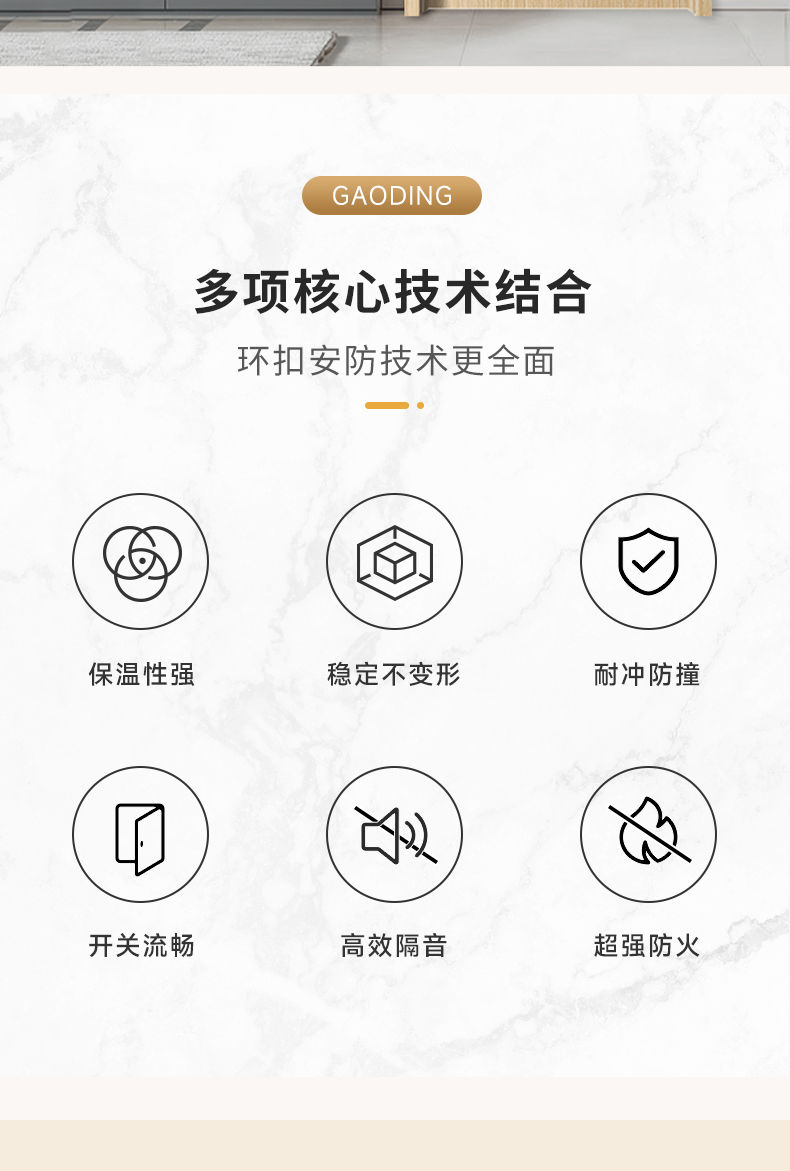 木门现货免漆生态家用卧室门定制室内门家用生态门套装门实木烤漆(图2)