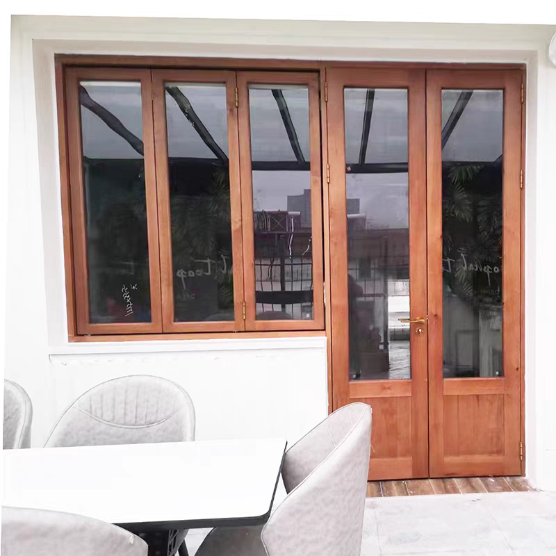 实木折叠门推拉移门厨房阳台客厅隔断卫生间卧室平开吊轨门窗(图2)