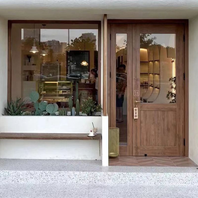 实木折叠门推拉移门厨房阳台客厅隔断卫生间卧室平开吊轨门窗(图14)