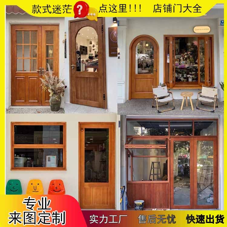 实木折叠门推拉移门厨房阳台客厅隔断卫生间卧室平开吊轨门窗(图7)