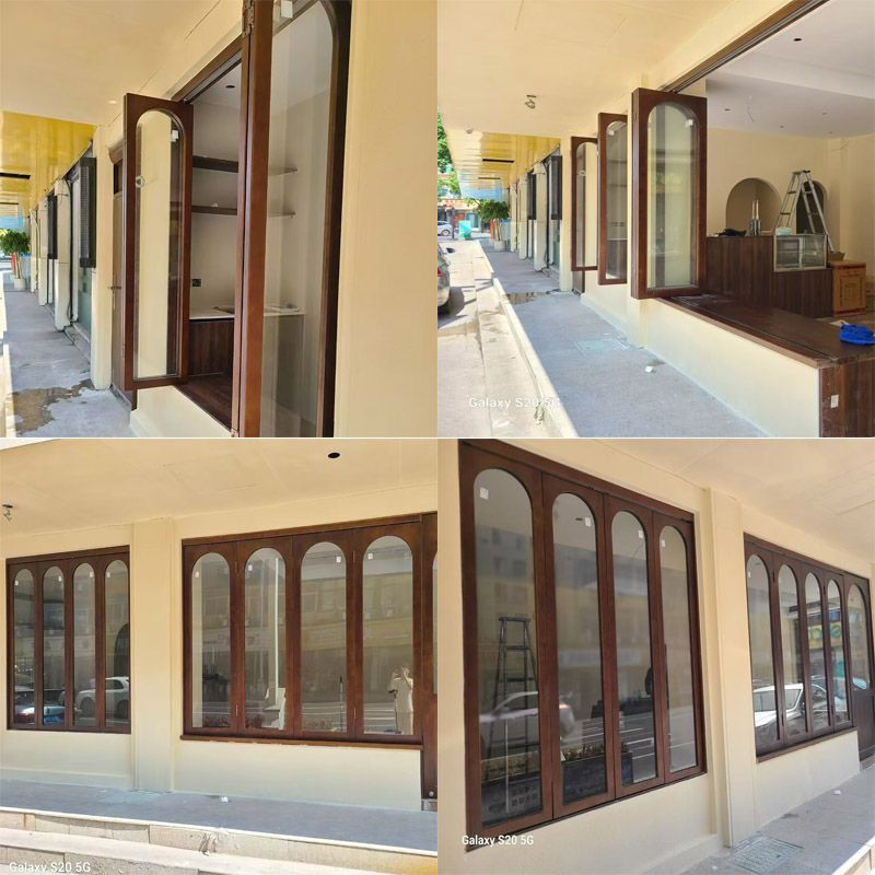 实木折叠门推拉移门厨房阳台客厅隔断卫生间卧室平开吊轨门窗(图8)