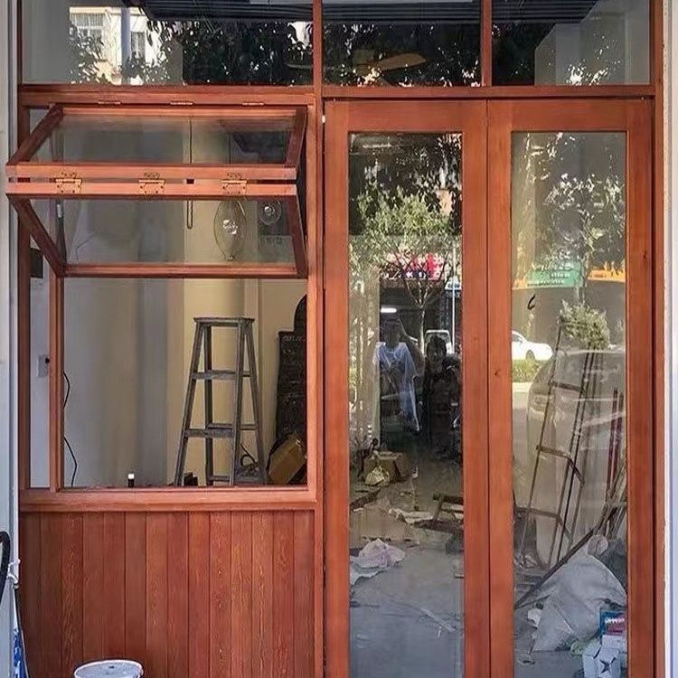 实木折叠门推拉移门厨房阳台客厅隔断卫生间卧室平开吊轨门窗(图10)