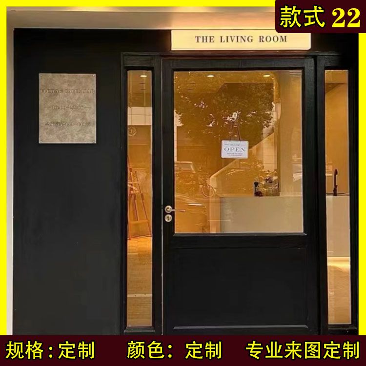 实木折叠门推拉移门厨房阳台客厅隔断卫生间卧室平开吊轨门窗(图19)