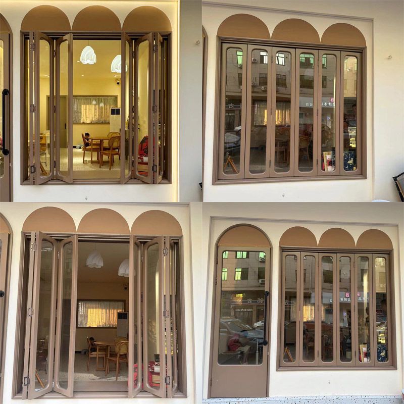 实木折叠门推拉移门厨房阳台客厅隔断卫生间卧室平开吊轨门窗(图17)