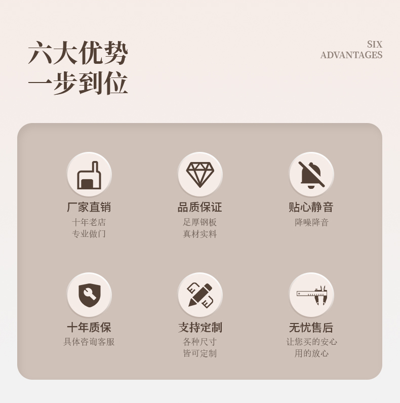 甲级防盗门进户门家用轻奢简约新国标4级入户门单双对开门子母门(图9)