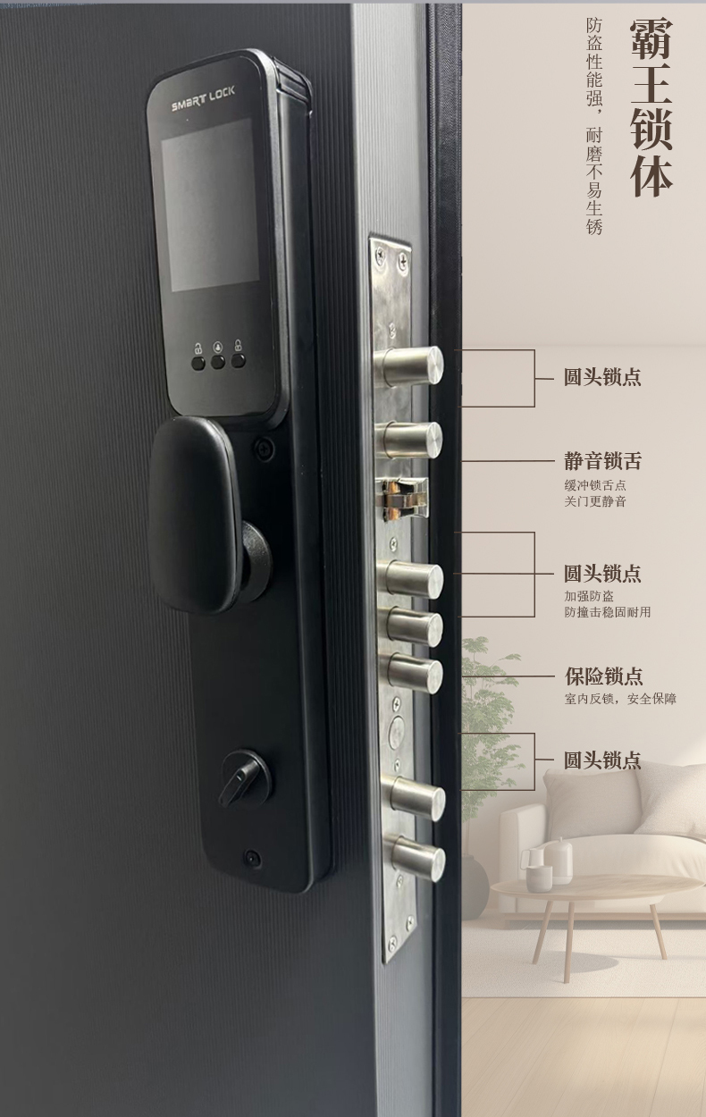 甲级防盗门进户门家用轻奢简约新国标4级入户门单双对开门子母门(图15)