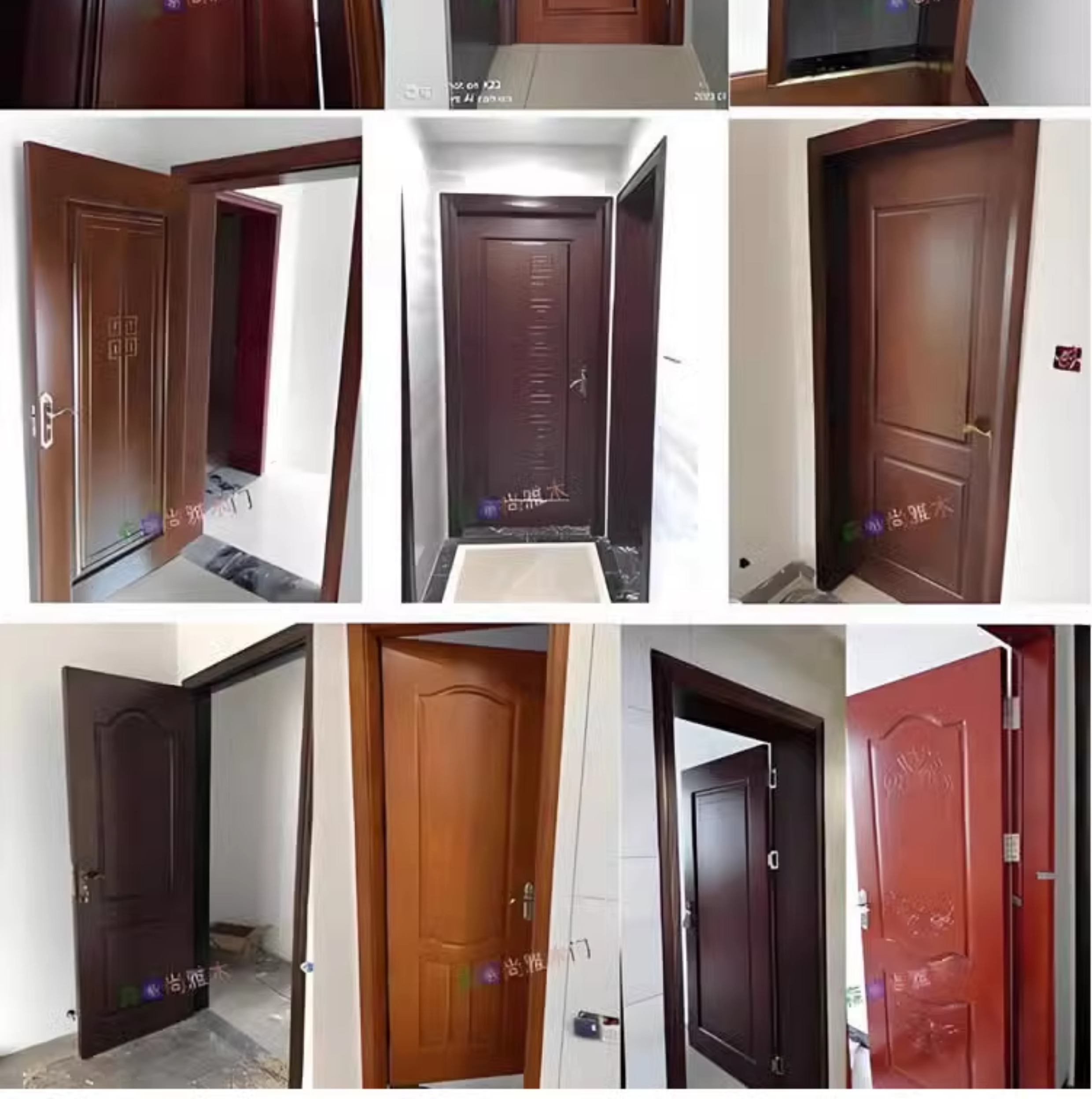 泰国橡木全实木木门纯实木原木木门卧室门室内门烤漆木门家用欧式(图8)