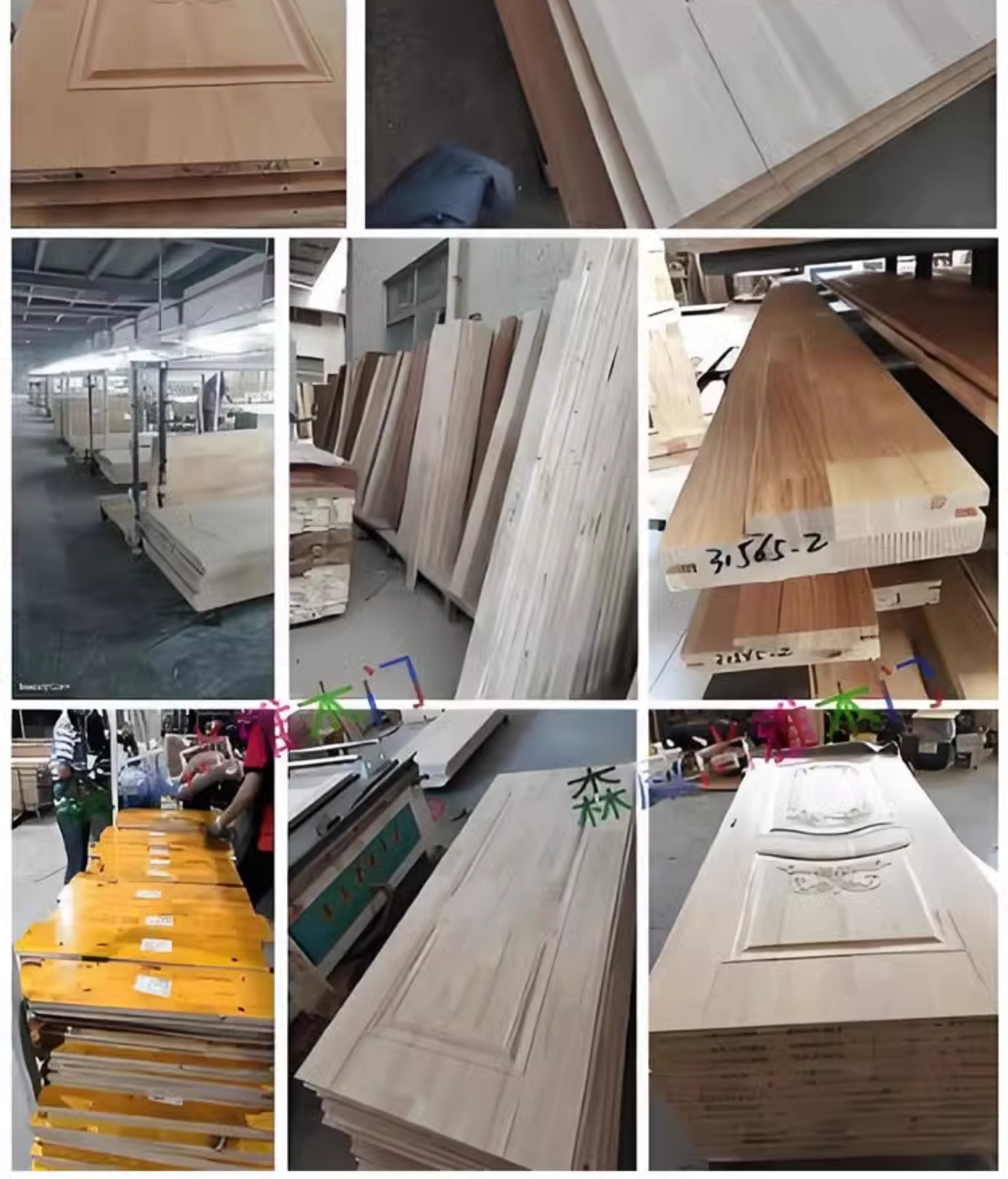 泰国橡木全实木木门纯实木原木木门卧室门室内门烤漆木门家用欧式(图14)