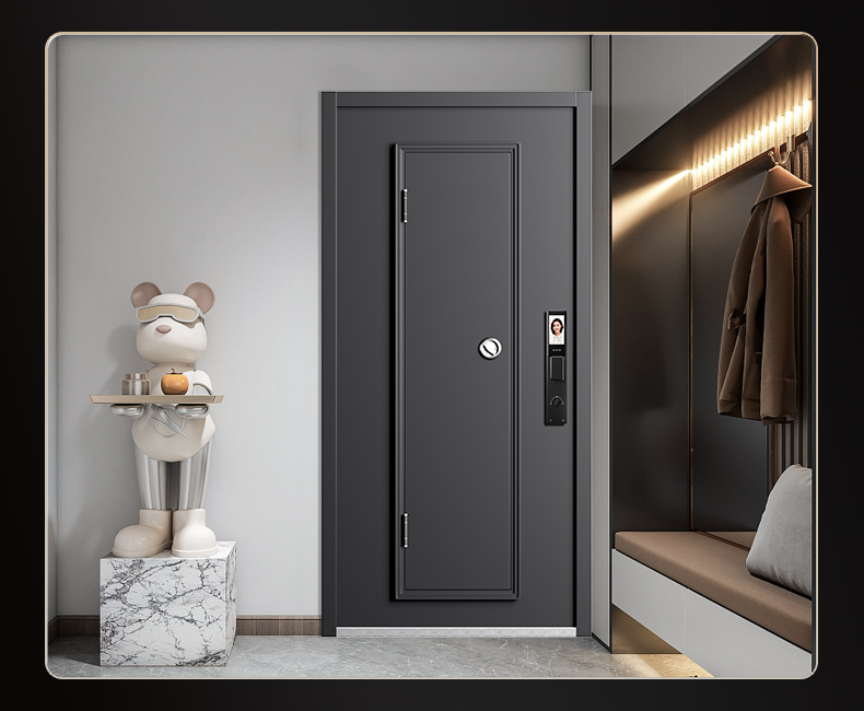 欧帝乐通风防盗门门中门家用入户门甲级进户门带通风窗纱窗透气(图29)