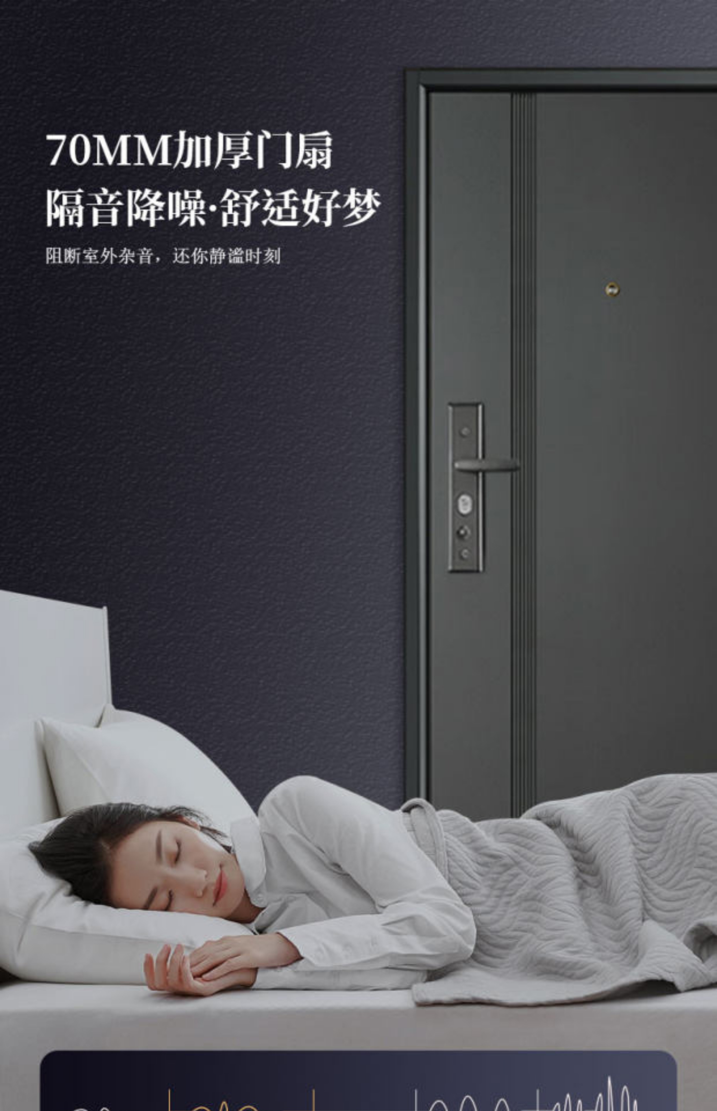 鑫百达丁级防盗门家用进户门出租房间室内外入户门钢制大门工程门(图14)