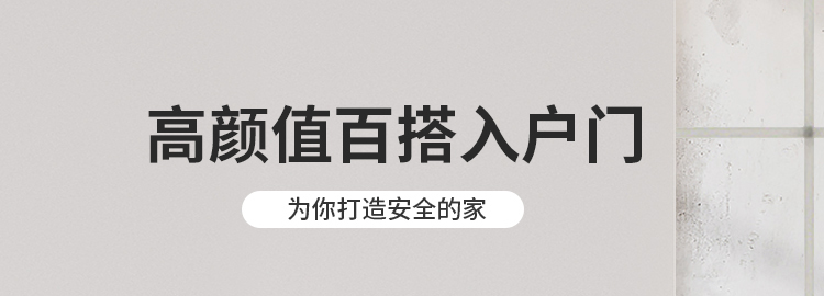甲级防盗门家用入户门安全出租房室内大门进户外门单开钢质工程门(图2)