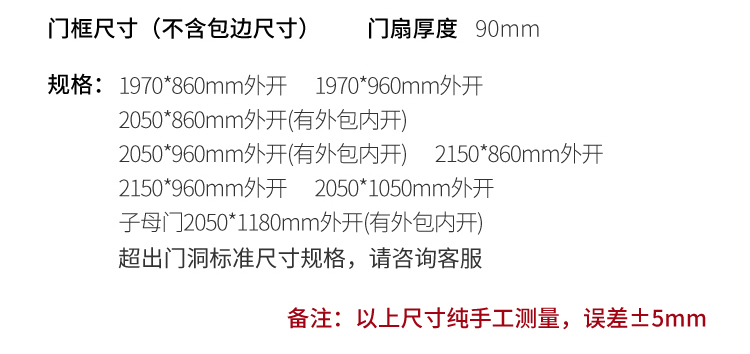 甲级防盗门家用入户门安全出租房室内大门进户外门单开钢质工程门(图36)