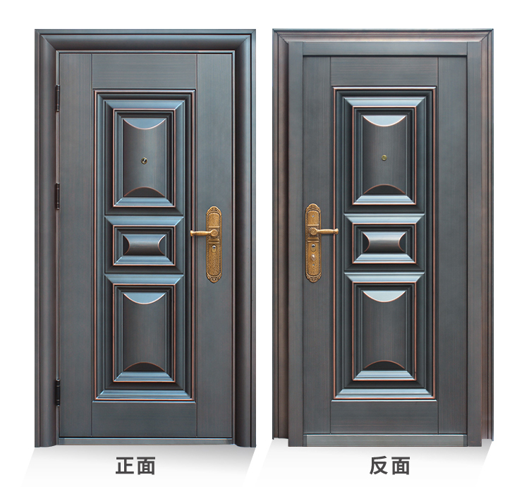 甲级防盗门家用入户门安全出租房室内大门进户外门单开钢质工程门(图34)