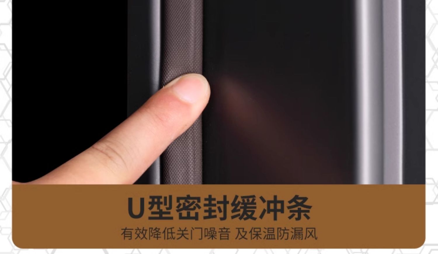 飞普乐甲级防盗门家用入户门岩棉填充进户子母门智能密码锁安全门(图21)