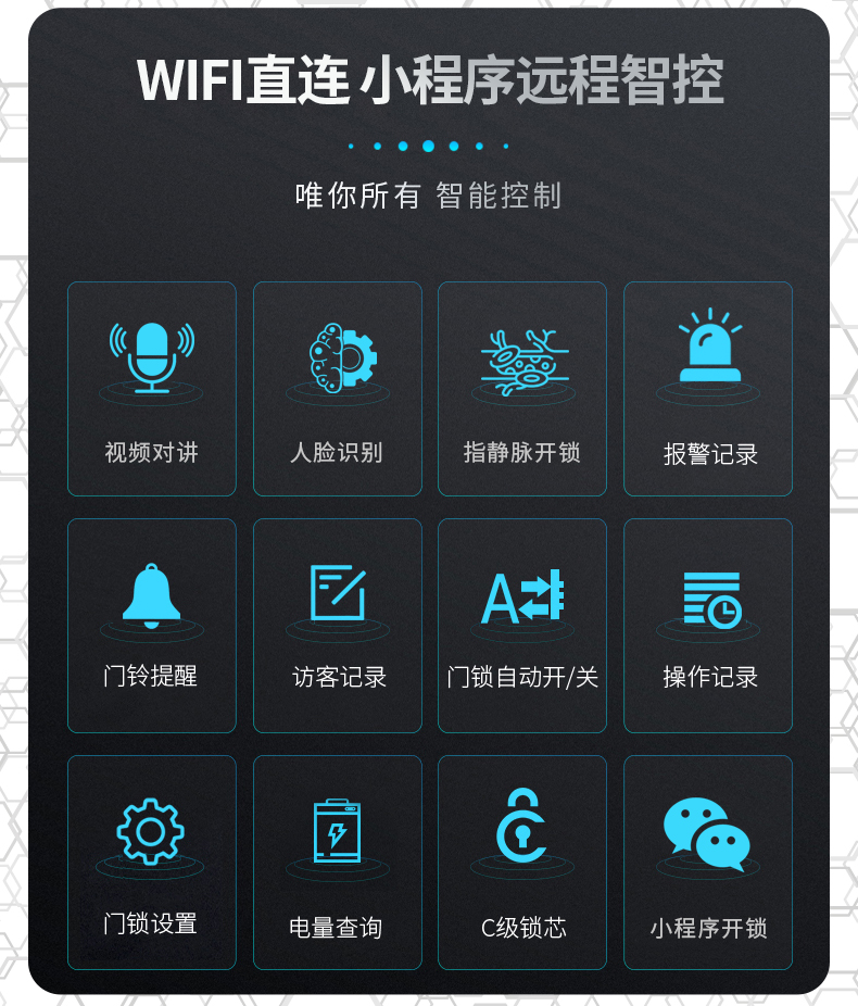飞普乐甲级防盗门家用入户门岩棉填充进户子母门智能密码锁安全门(图37)