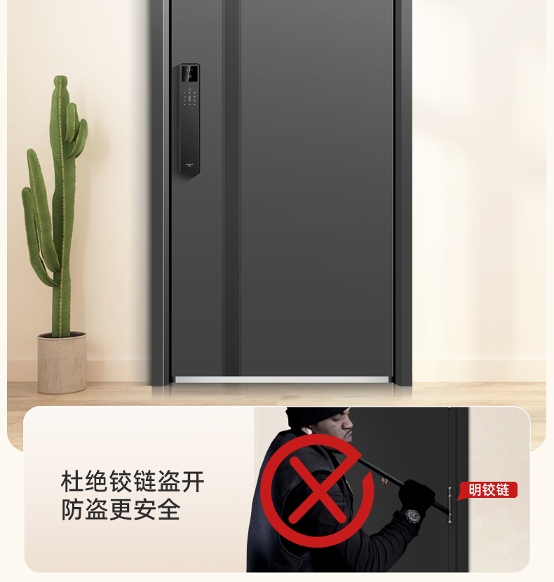WL王力安全防盗门入户门进户门子母门别墅大门25年新款防盗门A050(图27)