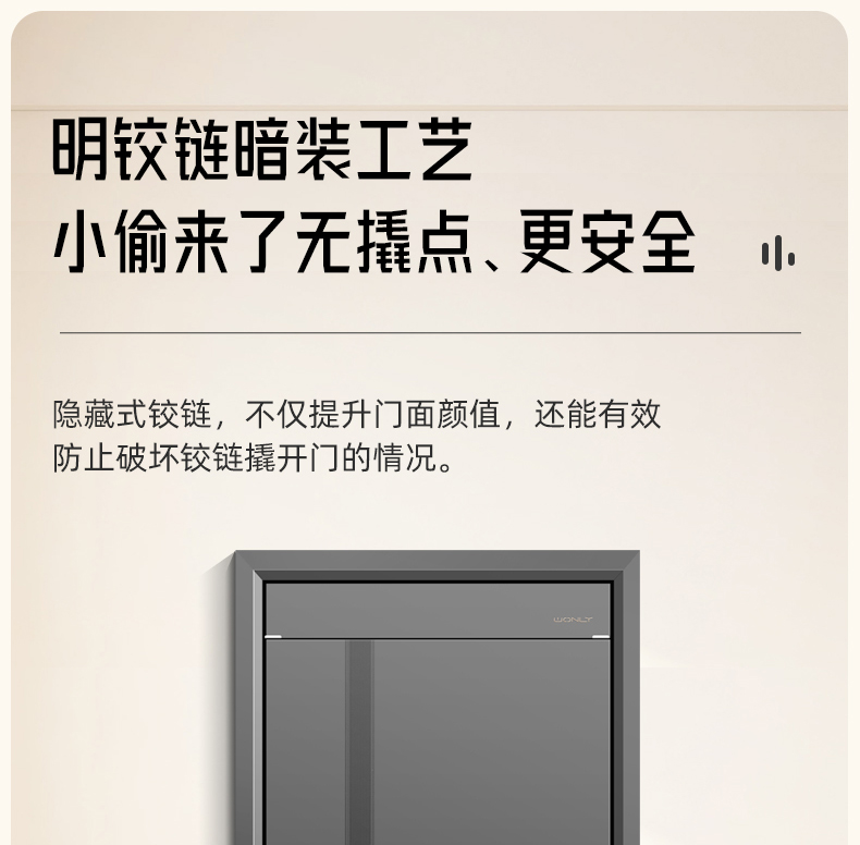 WL王力安全防盗门入户门进户门子母门别墅大门25年新款防盗门A050(图26)