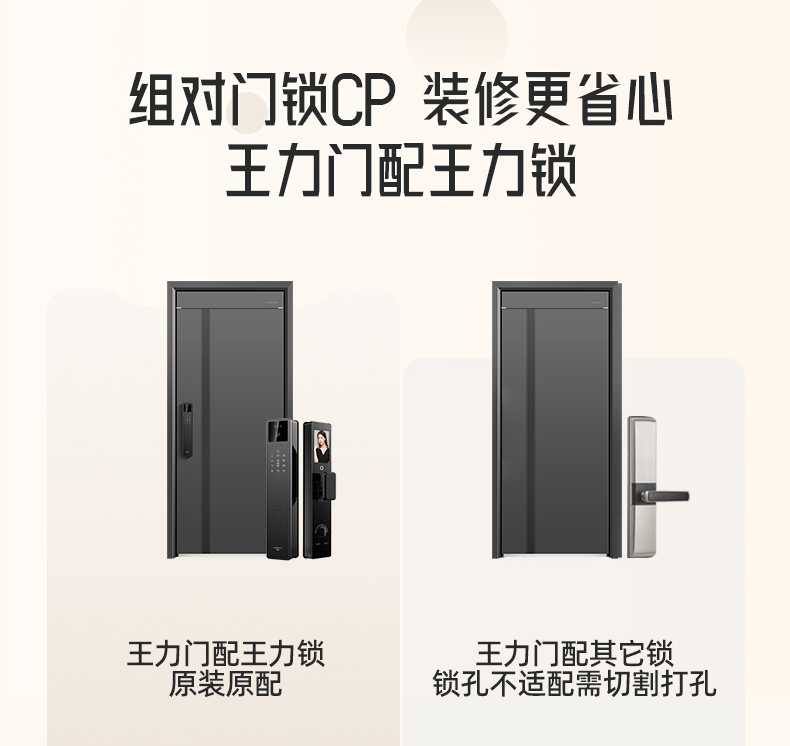 WL王力安全防盗门入户门进户门子母门别墅大门25年新款防盗门A050(图40)