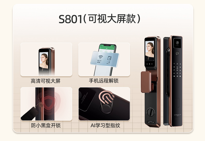 WL王力安全防盗门入户门进户门子母门别墅大门25年新款防盗门A050(图47)