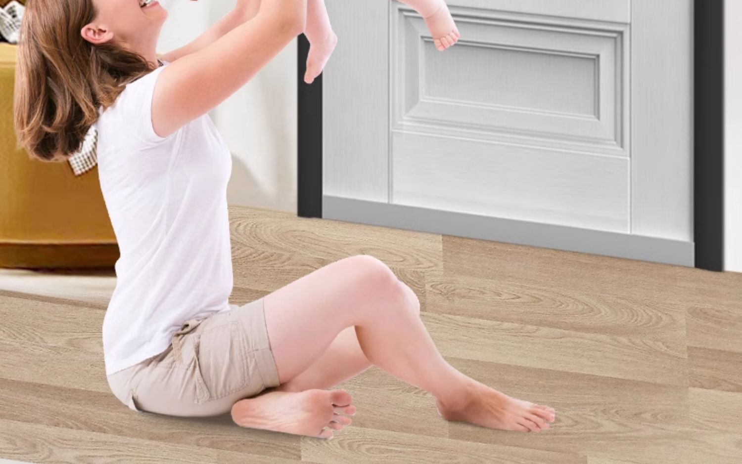 领赞防盗门家用进户门双色通风门窗安全门入户门门中门子母门大门(图10)