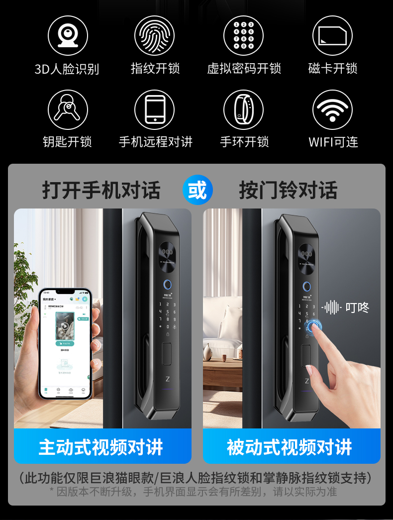 领赞防盗门家用进户门双色通风门窗安全门入户门门中门子母门大门(图42)