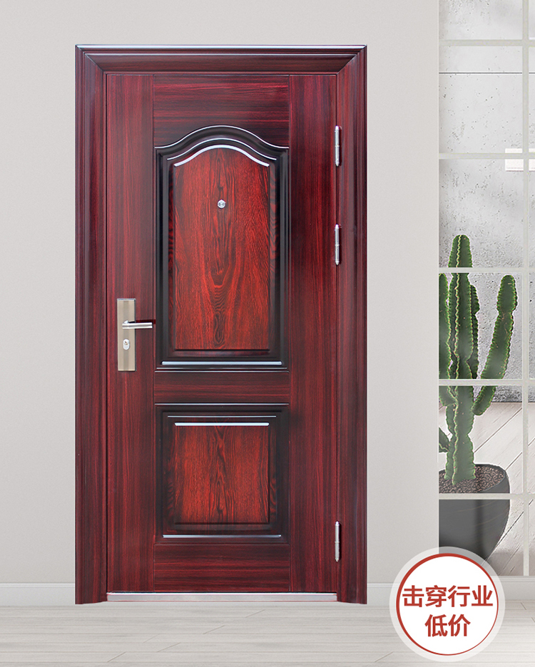 防盗门进户门家用入户门室内外出租房农村大门钢质阳台工程单开门(图3)