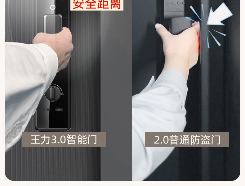 WL王力防盗门入户门进户门高端定制别墅大门24年新款防盗门A100(图11)