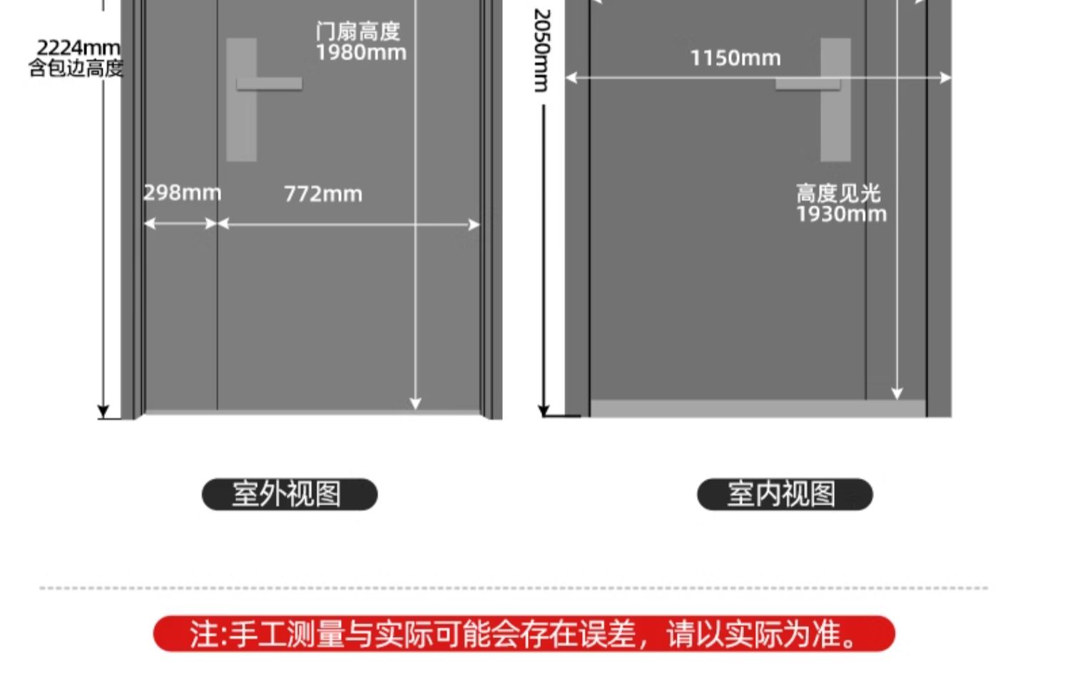 WL王力防盗门入户门进户门高端定制别墅大门24年新款防盗门A100(图55)