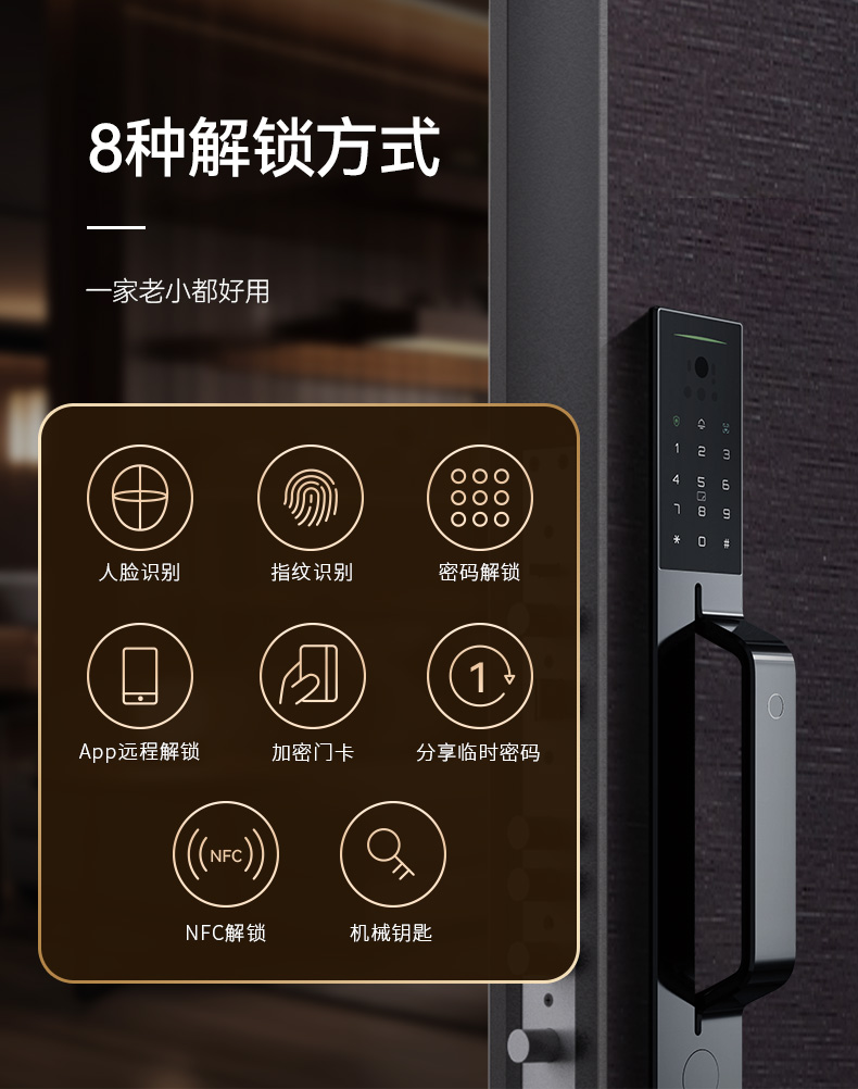 亚太天能全自动智能门猫眼监控防盗入户门视频通话家用进户门大门(图24)