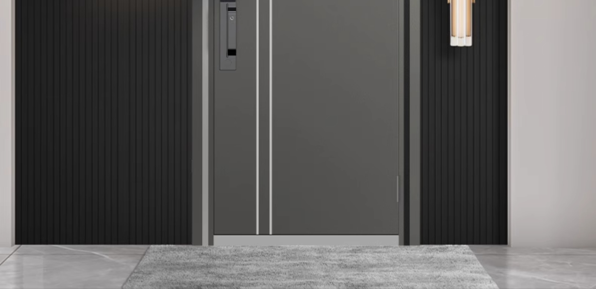 亚太天能全自动智能门猫眼监控防盗入户门视频通话家用进户门大门(图35)