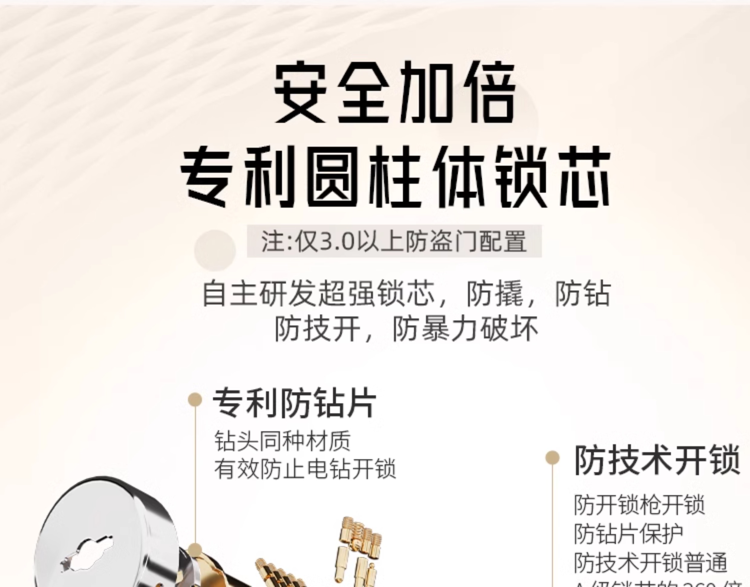 【补贴15%】WL王力防盗门进户门高端别墅大门24年新款防盗门A100(图19)