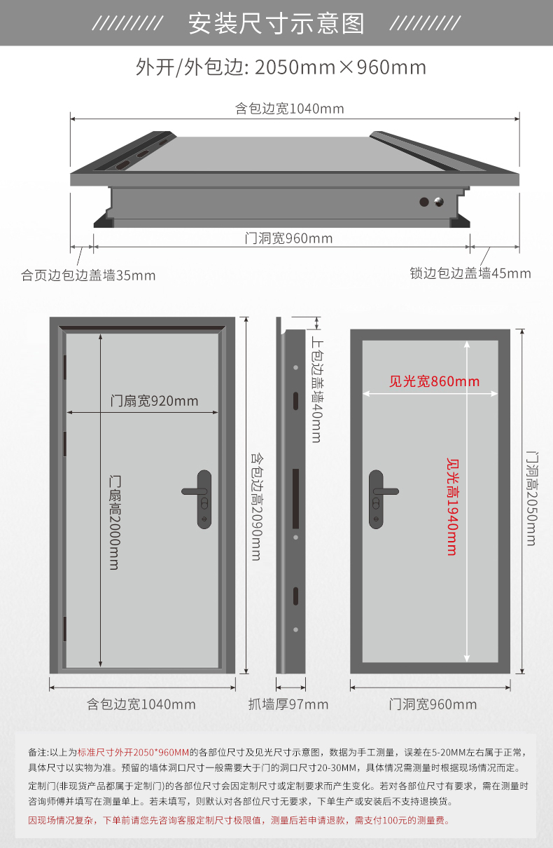 梵帝尚新国标4级防盗门家用入户门甲级防火门隔音隔热四防安全门(图59)