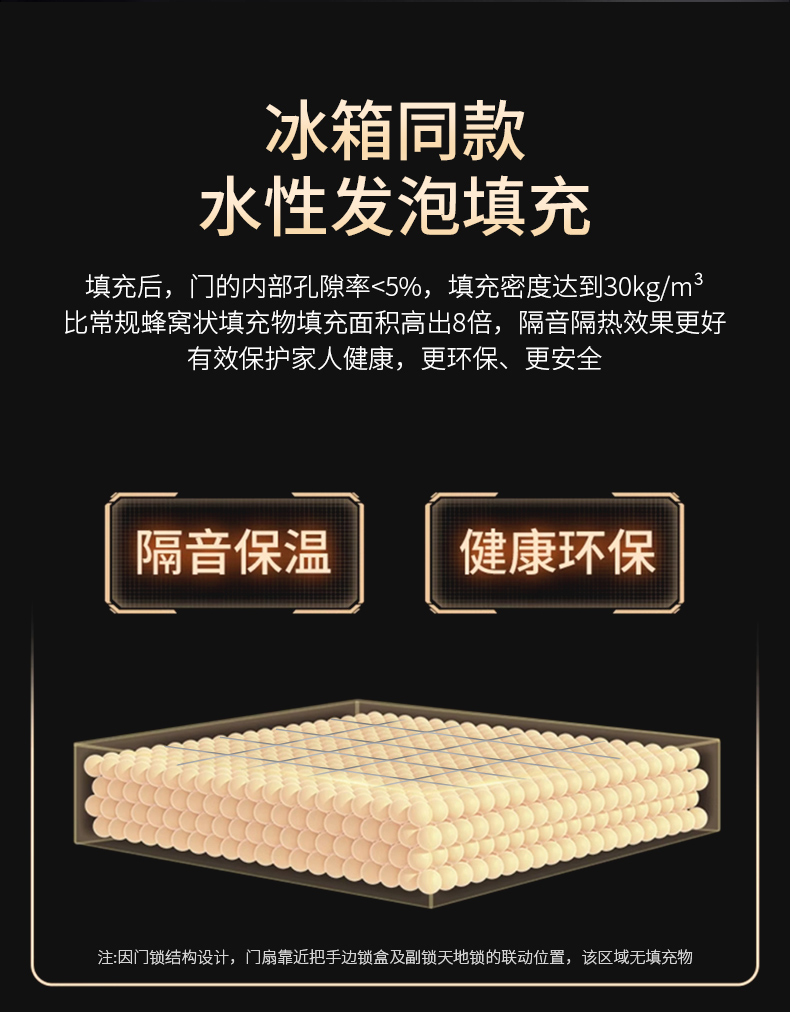 梵帝尚超甲级防盗门家用智能门锁入户门发泡隔音进户门加高子母门(图12)