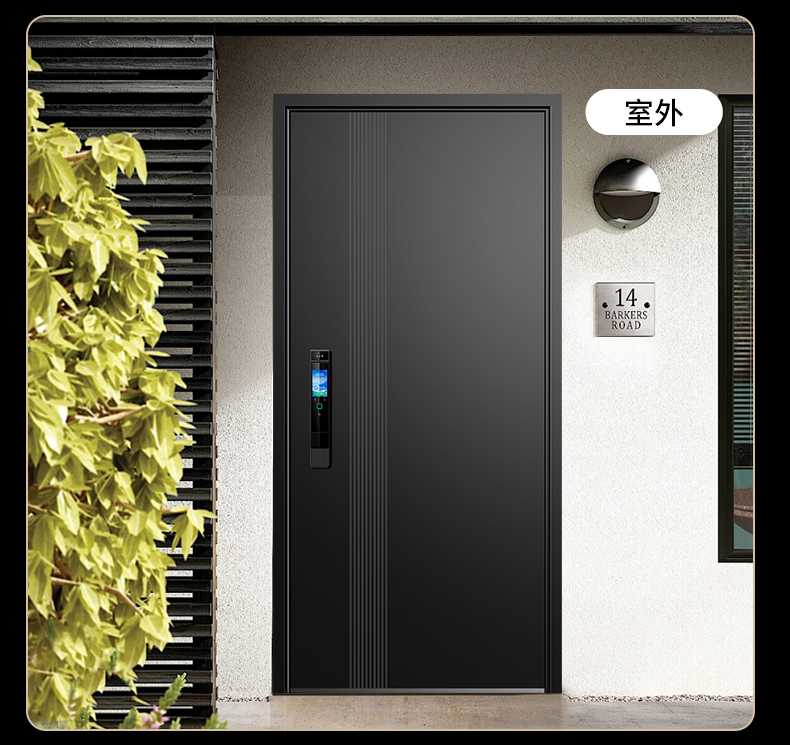 梵帝尚超甲级防盗门家用智能门锁入户门发泡隔音进户门加高子母门(图55)