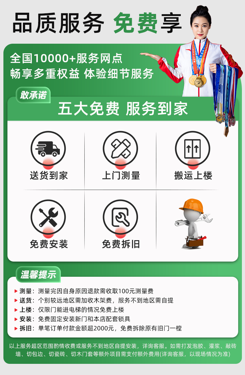 【补贴15%】梵帝尚4级防盗门家用入户门甲级防火门隔音隔热四防门(图3)