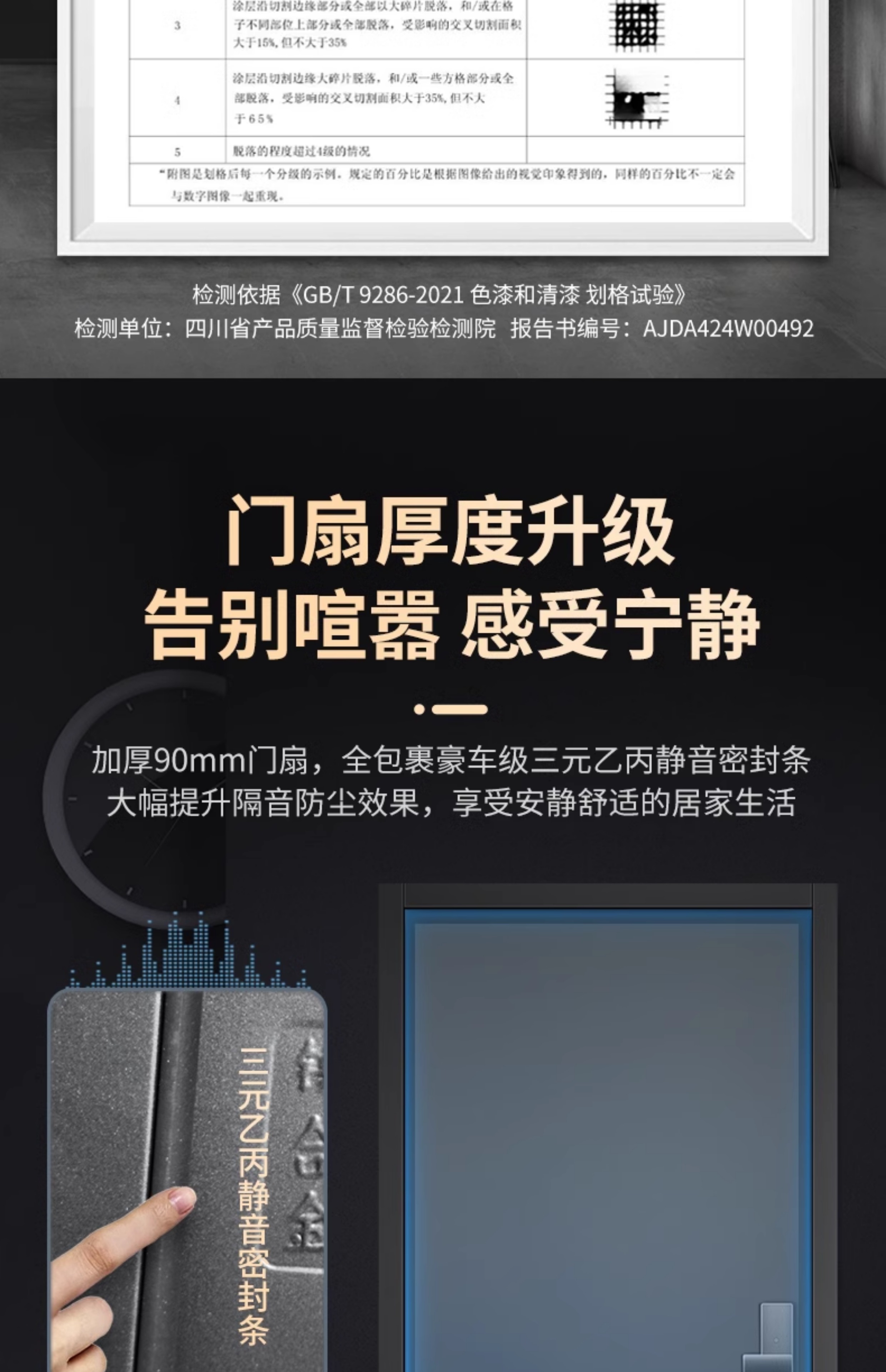 【补贴15%】梵帝尚4级防盗门家用入户门甲级防火门隔音隔热四防门(图18)