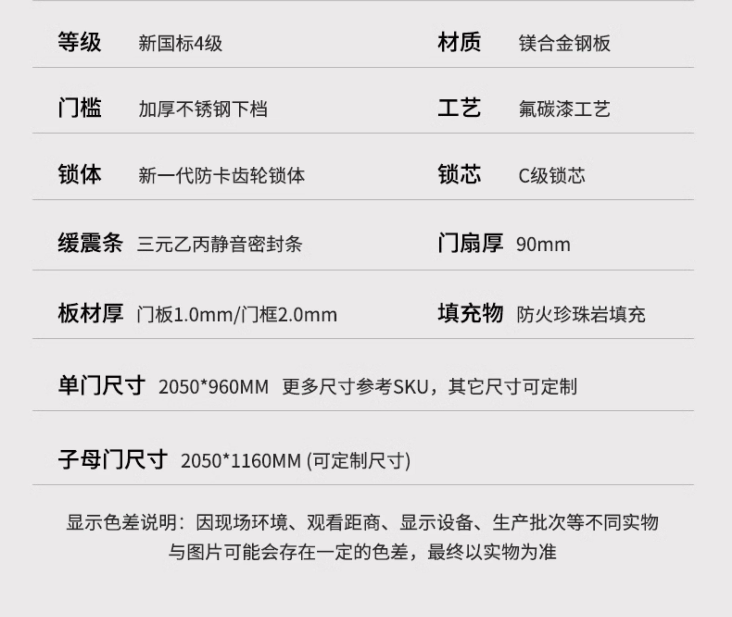 【补贴15%】梵帝尚4级防盗门家用入户门甲级防火门隔音隔热四防门(图50)